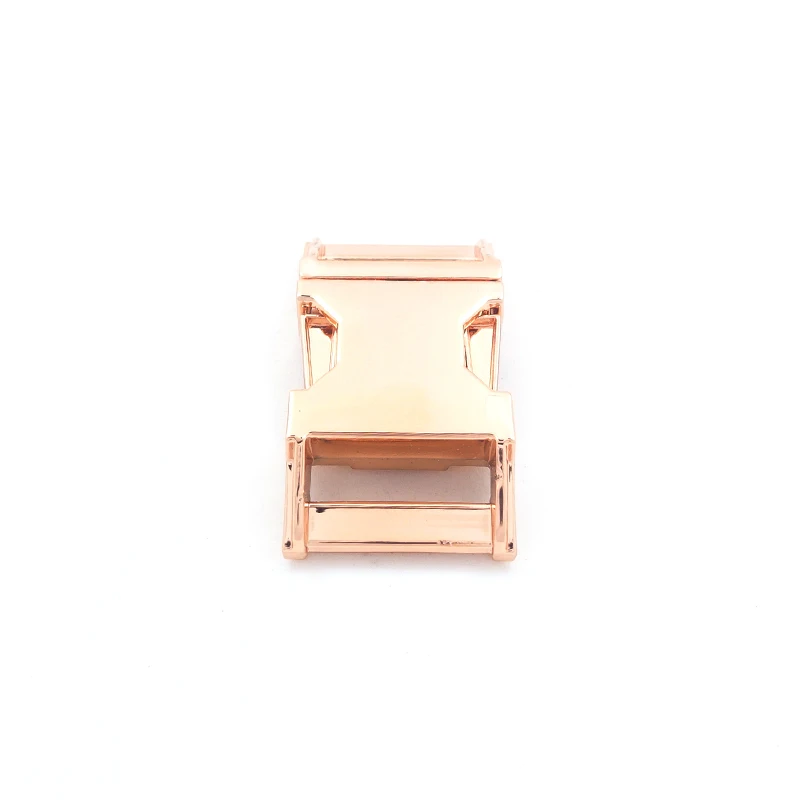 Rose Gold Пряжка с покрытием, БЫСТРОРАЗЪЕМНАЯ Пряжка, заказной 25 мм ошейник для собак, Паракорд, аксессуары для самостоятельной сборки, личный замок безопасности, 7 видов - Цвет: Rose Gold