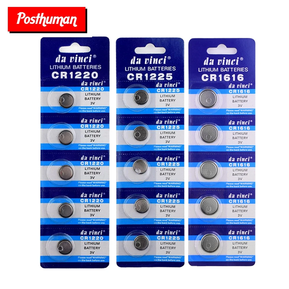 Postuman 5 шт. CR927 CR1025 CR1216 CR1220 CR1225 CR1616 литиевые батареи 3 в монета ячейка кнопка для часов игрушки удаленные калькуляторы