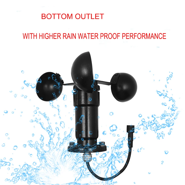 Бесплатная доставка 1 шт. алюминиевый передатчик датчика скорости ветра 4 20 мА/0 10