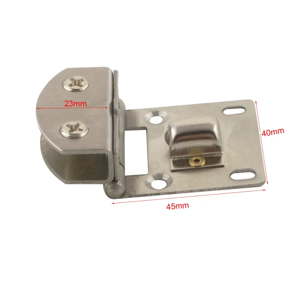 Поворотный Зажим для стены к стеклянной двери петли из нержавеющей стали и