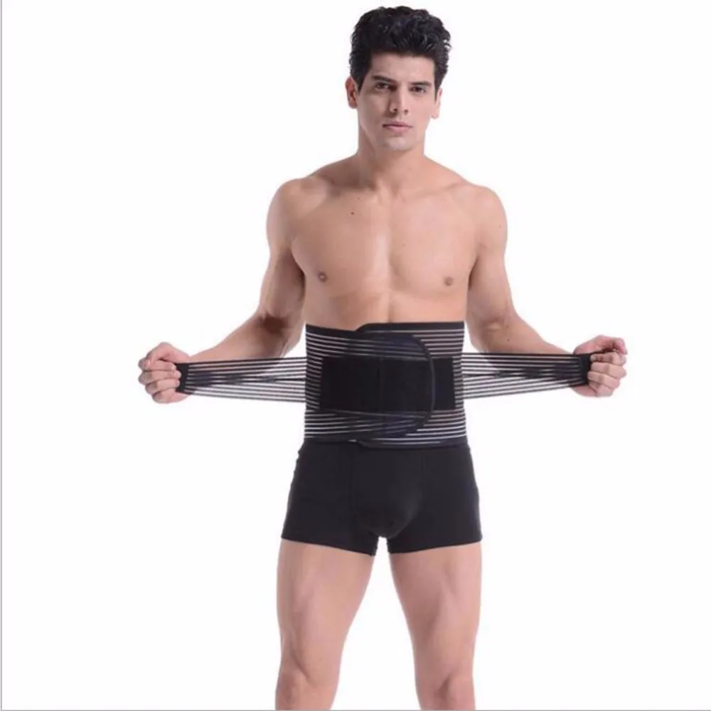 

Health Medical Orthopedic Products Men Back Support Approved Lower Back Support Waist Lumbar Brace Belt Strap Backache Relief