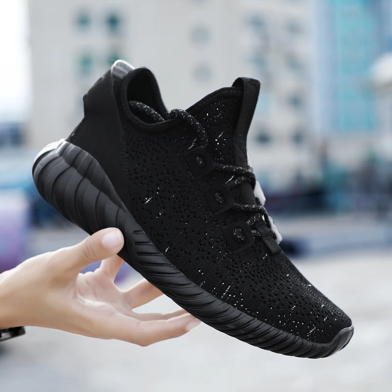 182 Black Обувь; мужские кроссовки; Летние кроссовки; Zapatillas Deportivas Hombre; дышащая повседневная обувь; Yeezys air; 350 Krasovki - Цвет: 182 Black