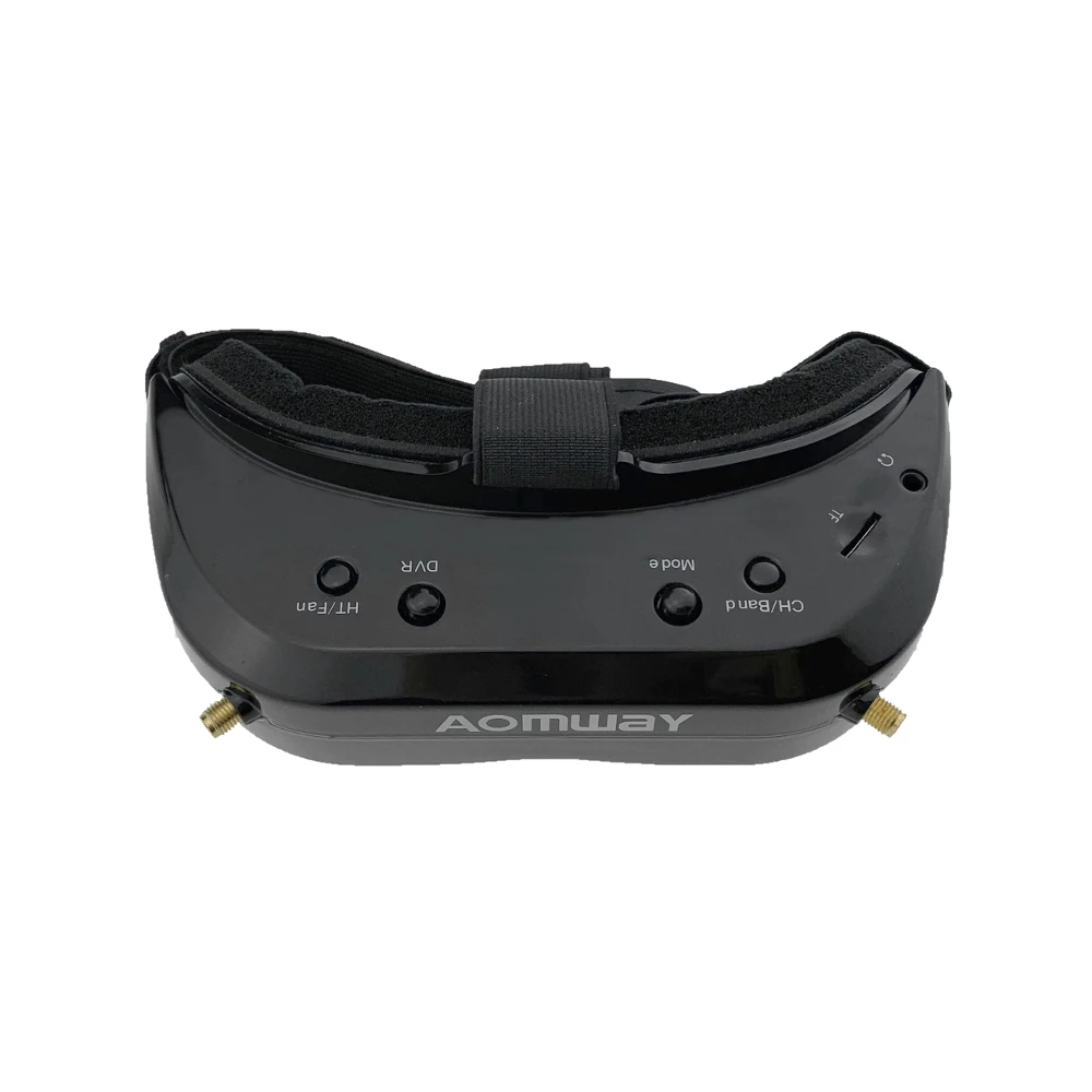 AOMWAY Commander V1S FPV очки 5,8 ГГц 64CH разнообразие 3D HDMI Встроенный вентилятор DVR Поддержка головы отслеживания для RC гоночный Дрон