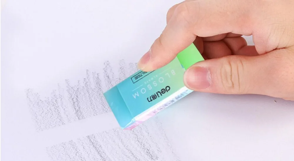 36 шт./компл. ластики ярких цветов для школьных принадлежностей съемный резиновый