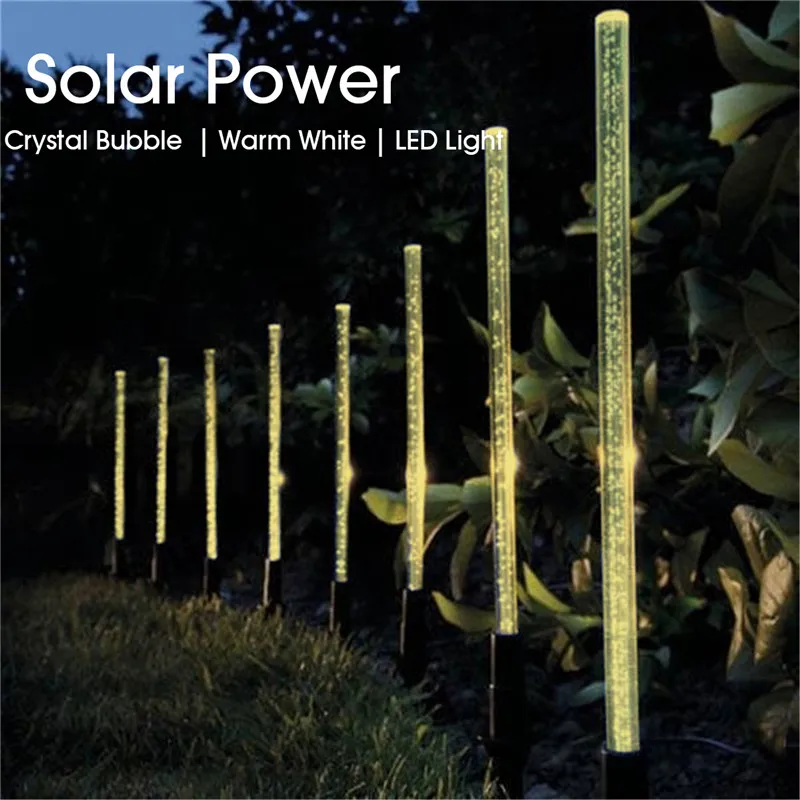 8 садовый светильник светодиодный газон на солнечной энергии акриловый под