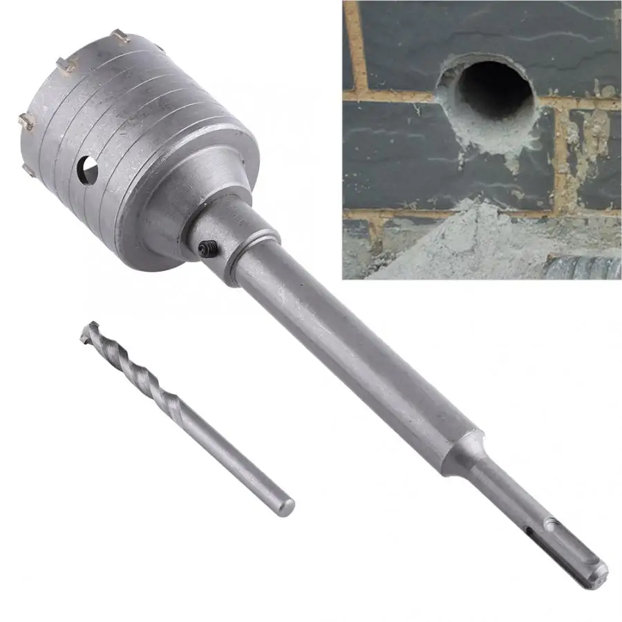 65 мм-200 мм Настенная ударная пила Резак Holesaw набор инструментов для сверления