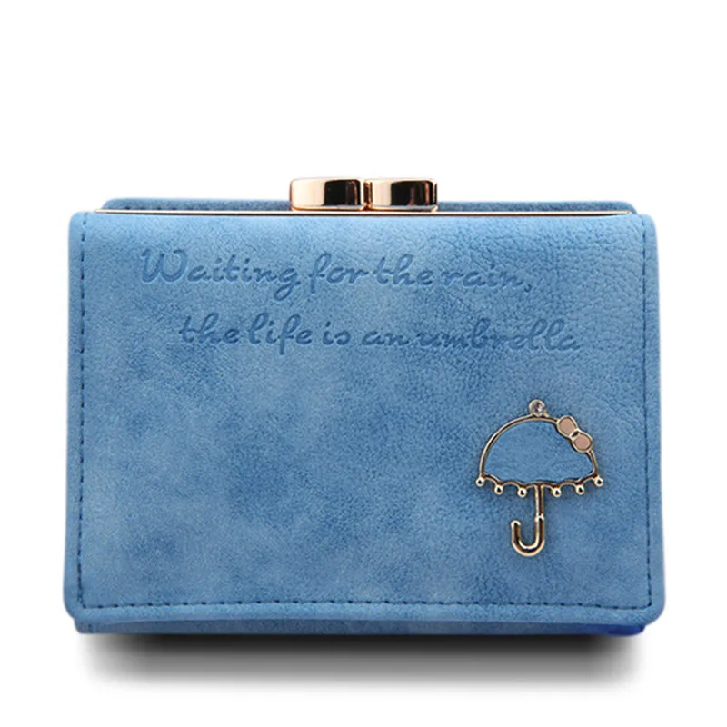 Простой милый однотонный кожаный кошелек ярких цветов Женский вечерний клатч