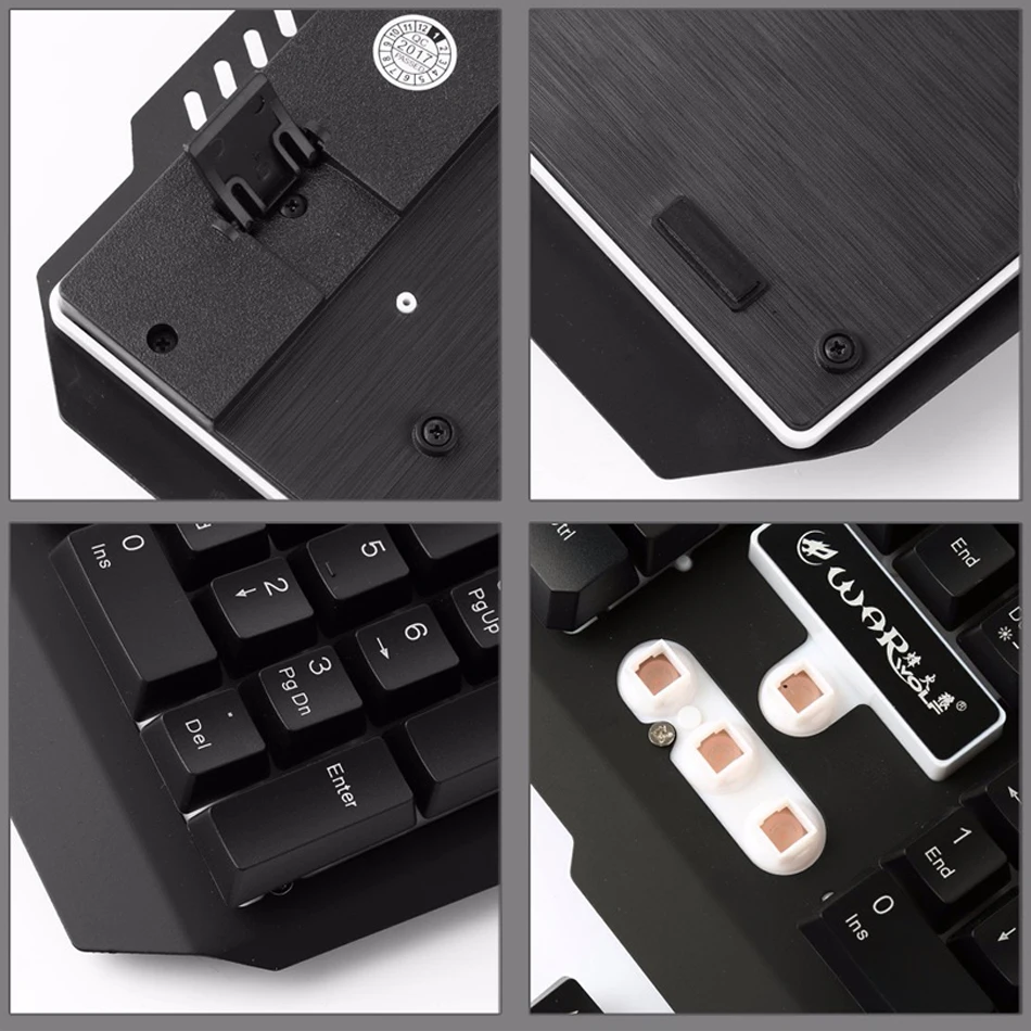 Проводная клавиатура 104 клавиши с подсветкой клавиатуры USB Multimedia Порты и разъёмы