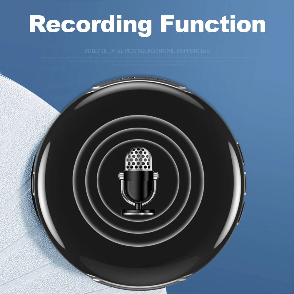 Новейший круглый mp3-плеер 16 Гб M1 Bluetooth встроенный динамик FM Электронная книга мини спортивный музыкальный mp3-плеер ruyazu M1