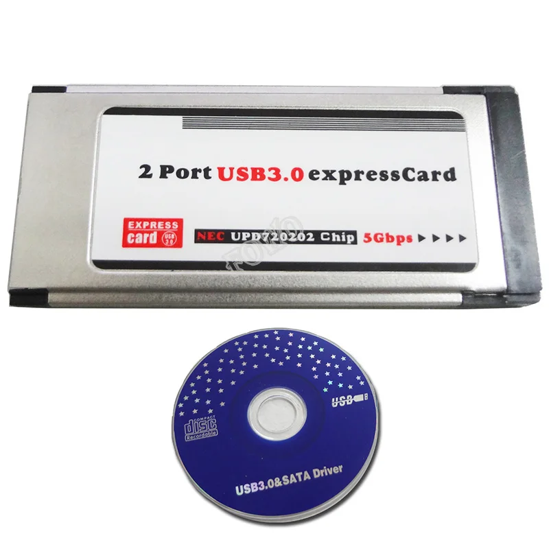 Высокоскоростной 2 портовый Скрытый внутри USB 3 0 USB3.0 адаптер для Expresscard Express Card