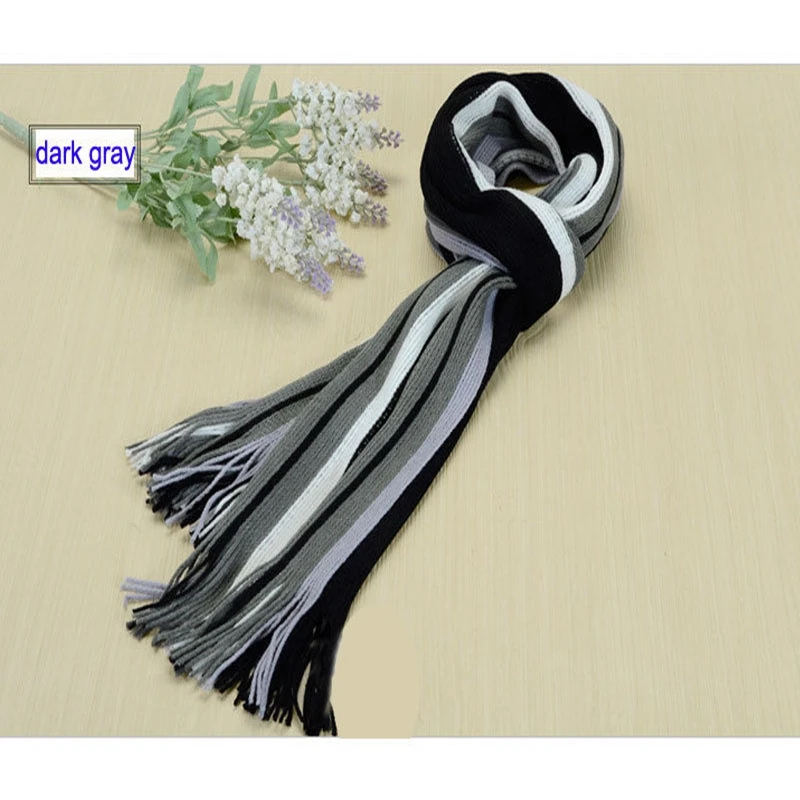 2018 модная зимняя теплая Мужская классическая кашемировая шаль с бахромой в