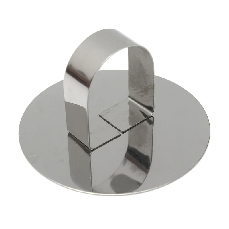 Круглая форма из нержавеющей стали для мастики и мусса печенья инструмент