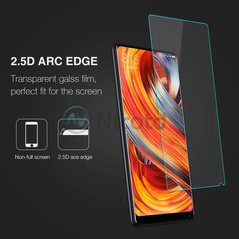 Закаленное стекло с защитой от отпечатков пальцев для Xiaomi Mi 8 Lite MAX MIX 2 6 защитная