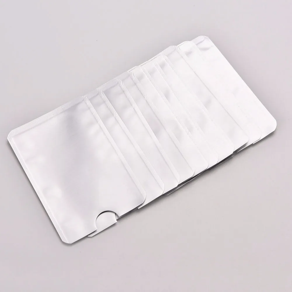 10 шт./лот защита кредитной карты защищенные рукава RFID Блокировка ID держатель