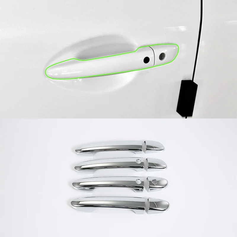 ABS пластиковые комплекты для кузова автомобиля крышка ручки двери умная