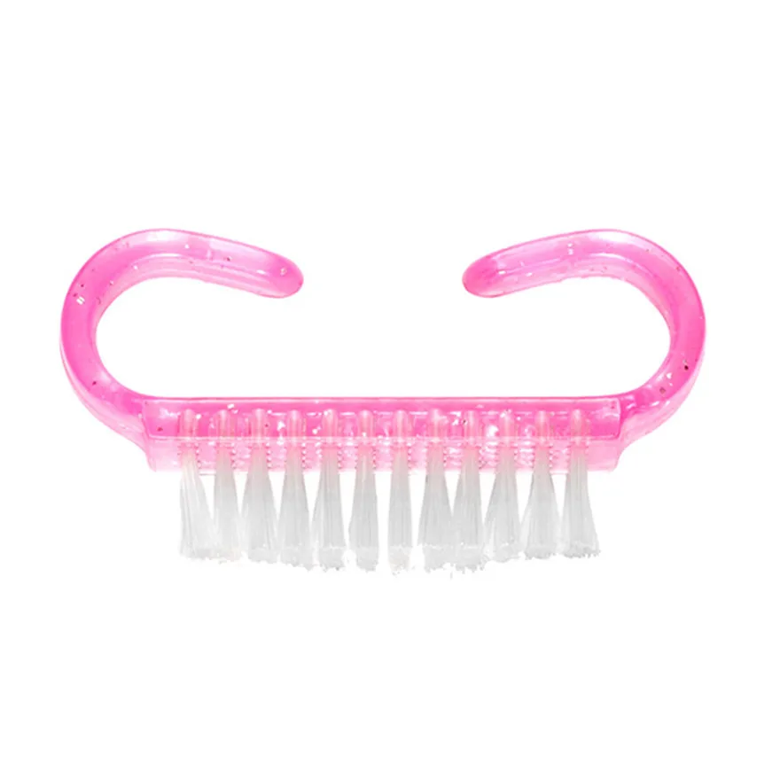 2017 A #3 шт пластиковая ручка для очистки ногтей щетка пыли инструмент маникюра и