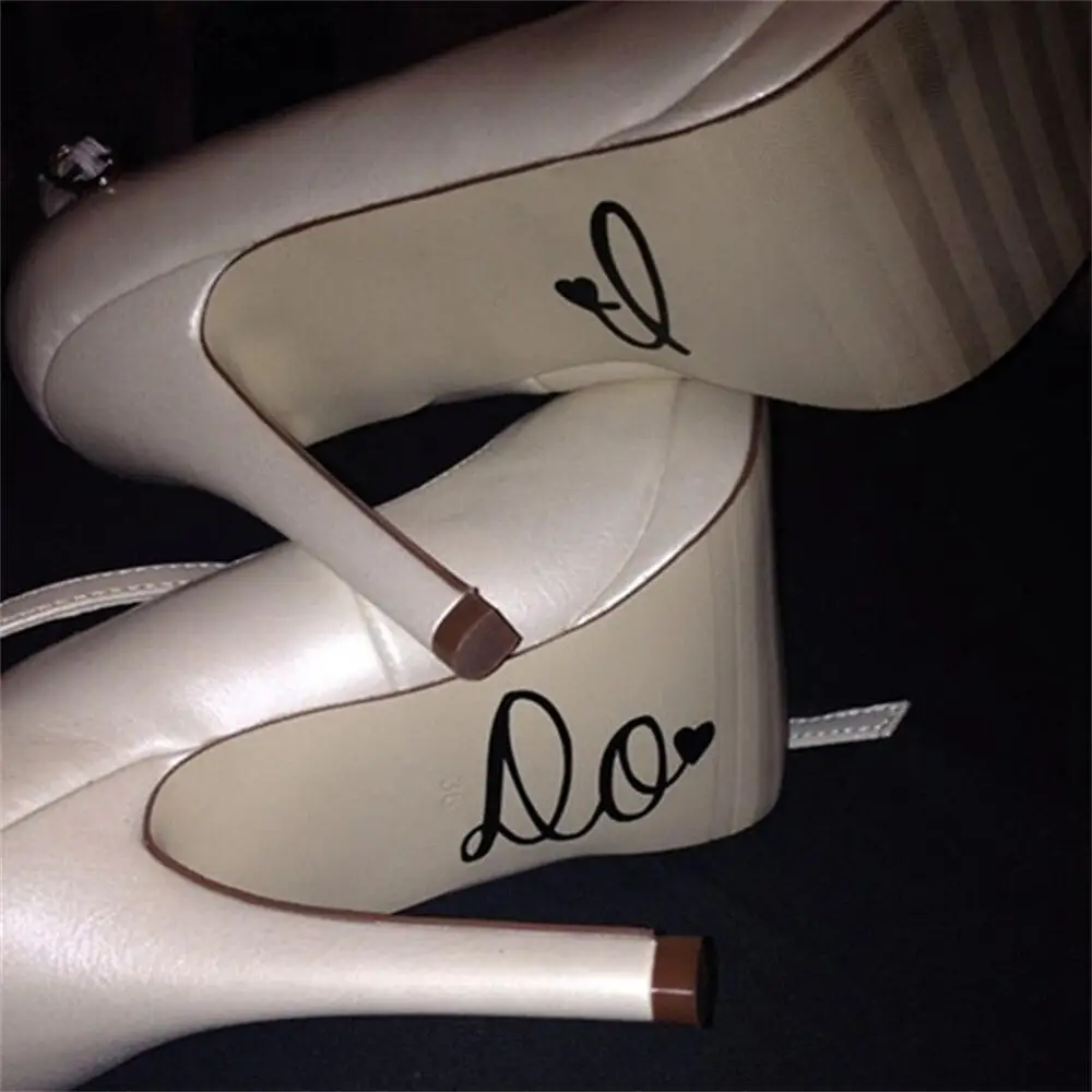 12 шт./лот свадебная обувь виниловые наклейки новинка милые для свадебных