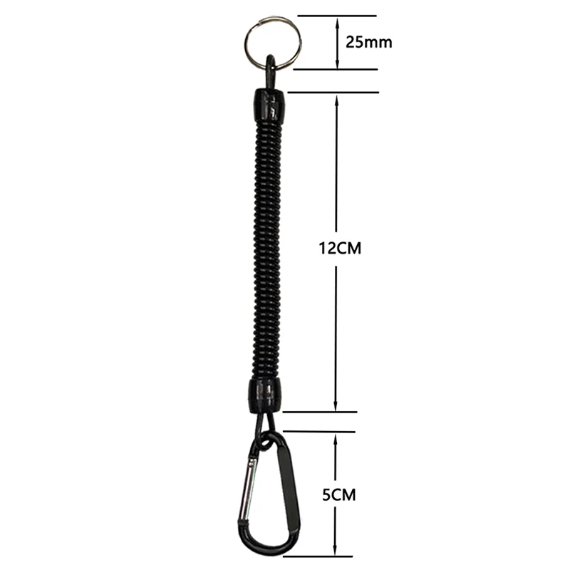 

1Pcs Fishing Lanyards Boating Ropes Kayak Camping Secure Lip Grips Tackle Fish Tools Fishing Accessory Carabiner