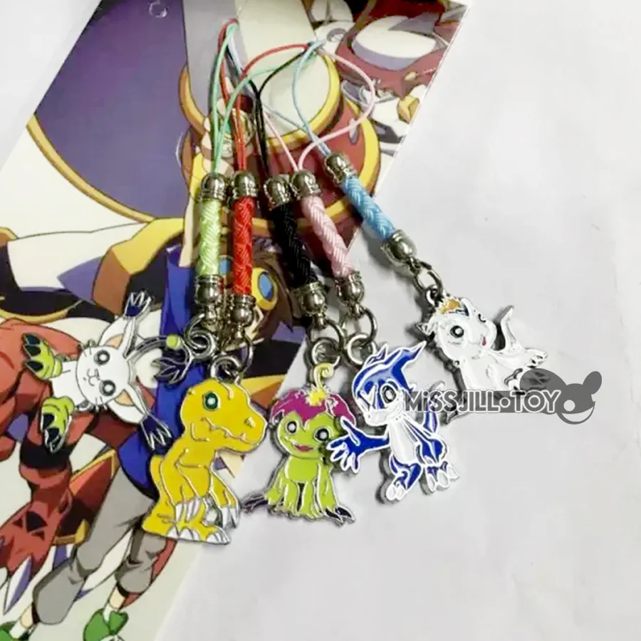 5 в 1 мультяшный Цифровой Монстр-брелок цифровой автомобильный брелок ювелирные