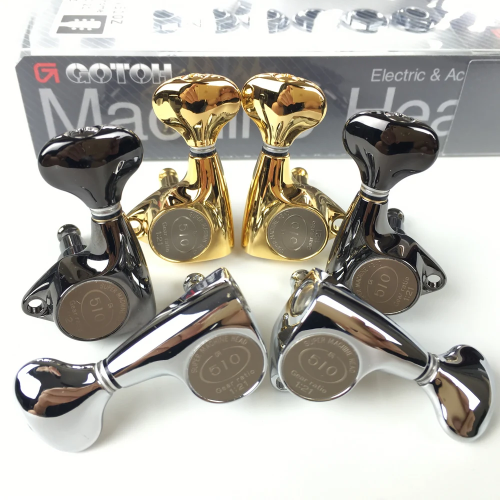 L3+ R3 GOTOH SGV510Z-S5 электрогитара колышки Тюнеры(хром серебро Cosmo Черное золото) колышки для настройки Сделано в Японии