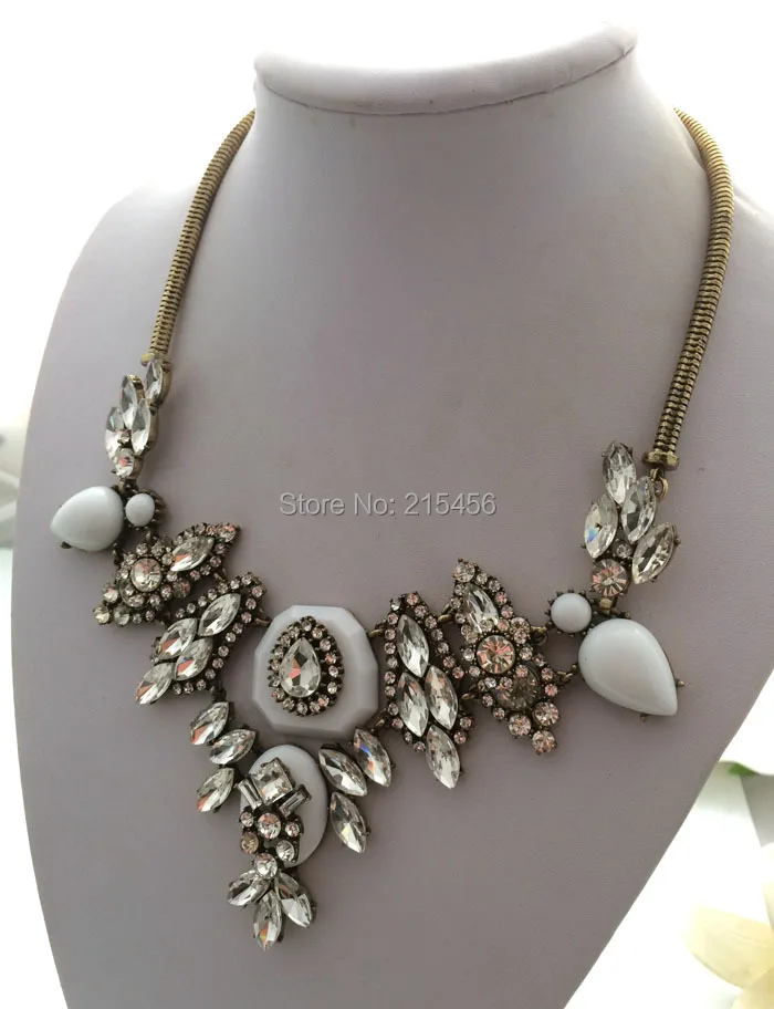 N2044 Новое модное ожерелье из белого бисера белое 2018 для костюма | Украшения и