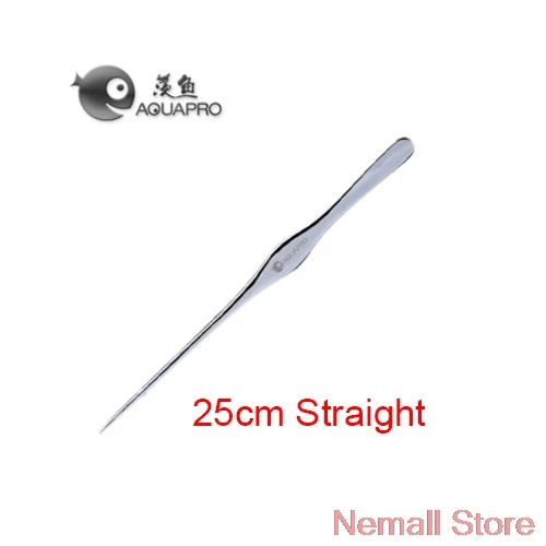 Chihiros, пинцет для аквариумных растений, изогнутый, водный, Aquapro, 25 см, 33 см, класс 1, зеркальная поверхность, нержавеющая, никогда не ржавеет, инструменты для аквариума - Цвет: 25cm Straight Model
