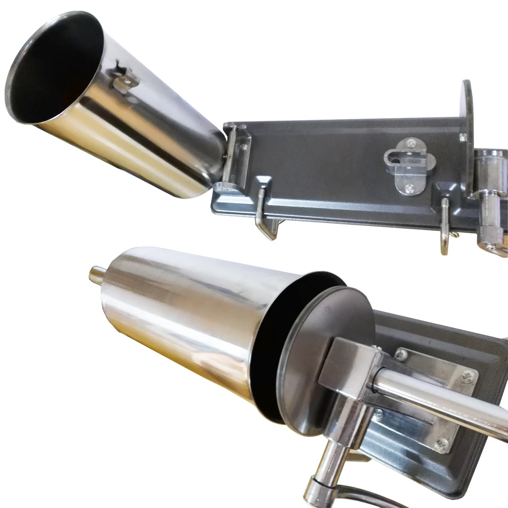 4L ручной горизонтальный колбасный шприц Наполнитель из нержавеющей стали