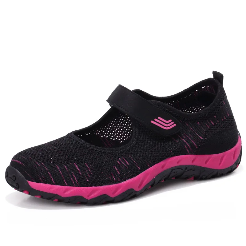 Кроссовки женские сетчатые дышащие для активного отдыха походов прогулок