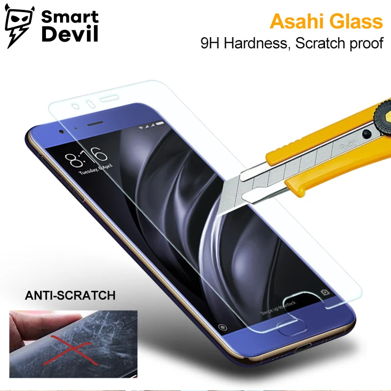 Прочная защитная пленка SmartDevil 9H 0 33 мм для мобильного телефона xiaomi 6 закаленное