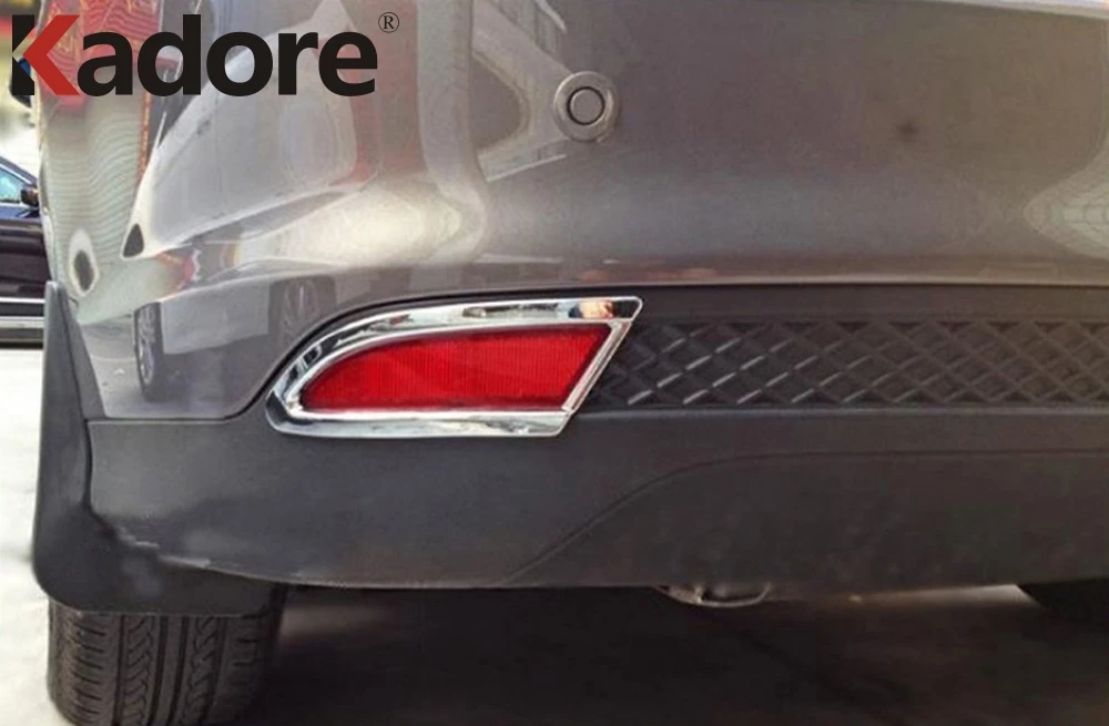 Для Ford Focus 3 2012 2015 Седан 4 двери ABS хромированный задний противотуманный фонарь