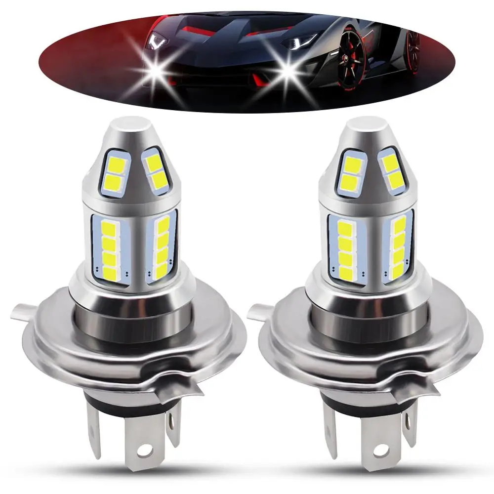 

1pair H4 LED Car Fog Lamp High Power 150W 3030 Chips 6500K White Waterproof Auto Front Headlamp Fog Driving Lights DC 12V 24V