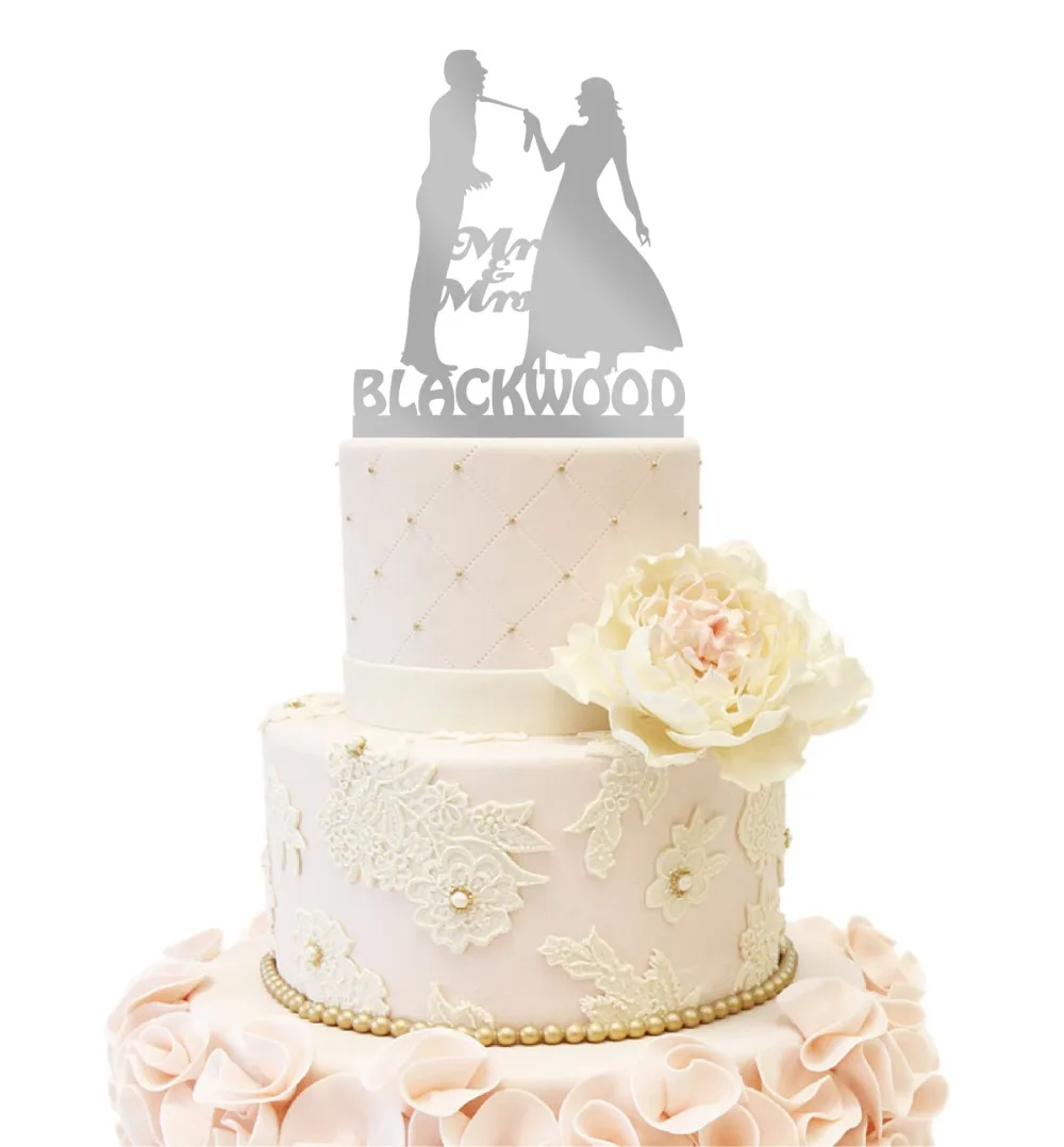 Индивидуальные свадебные топперы для торта невесты и жениха блестящие украшения