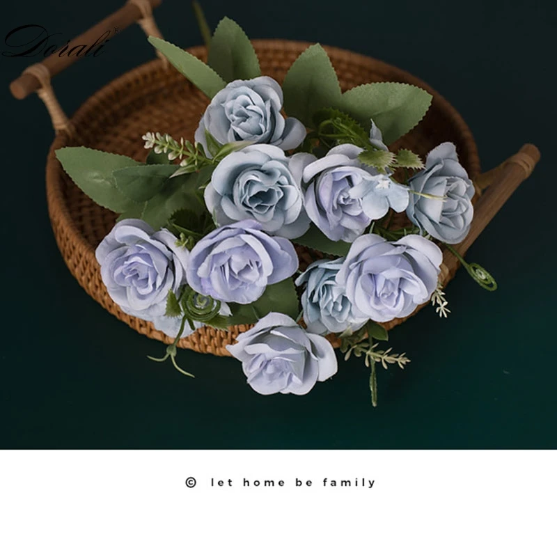 Белые шелковые искусственные розы цветы для свадьбы украшение сделай сам