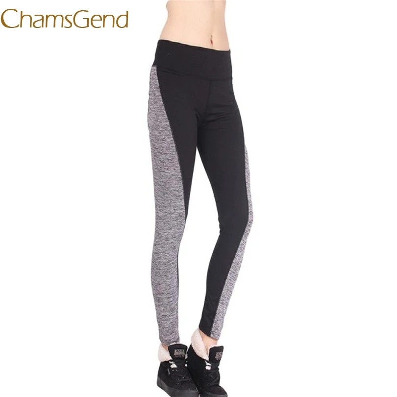Женские леггинсы для фитнеса Chamsgend лоскутные эластичные с высокой талией 78 # 2019|high