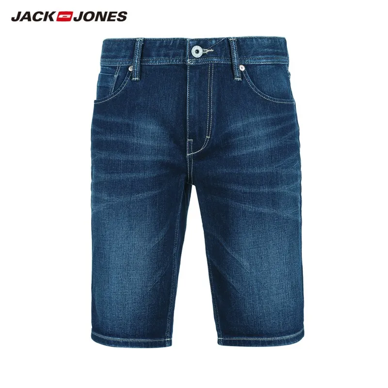 JackJones мужские повседневные потертые прямые облегающие джинсовые шорты до колена