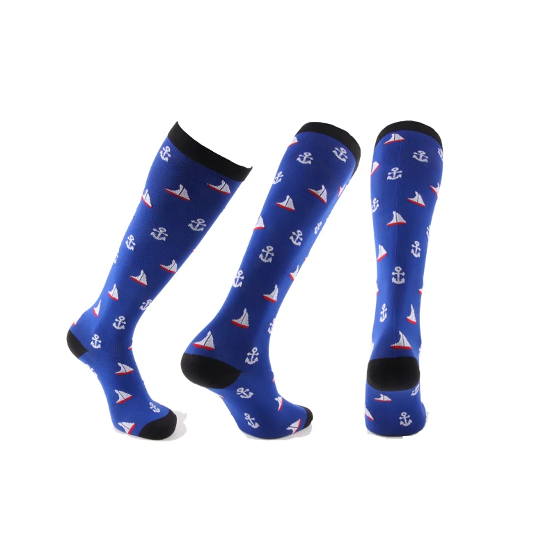Compression Socks Men& Women Fit Running,Nurses, Flight Travel& Maternity Pregnancy- Boost Stamina, Executive Length Fancies