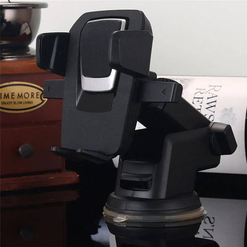 Черный Автомобильный держатель для крепления на лобовое стекло приборной панели