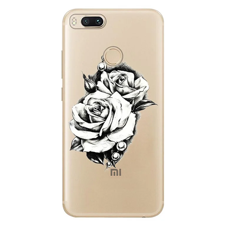 Сексуальный цветочный узор мягкий ТПУ чехол для Xiaomi Redmi 4X Note 3 Mi A1 4 Pro 4A 5 6 6pro A652 |