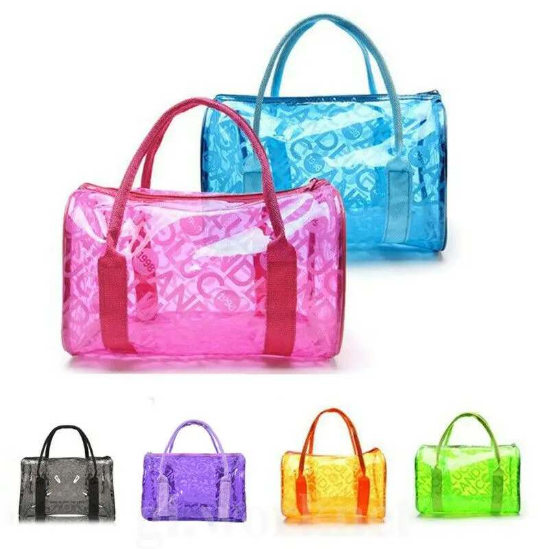 2019 новейшие модные сумки для многих случаев ПВХ тоут кристально прозрачные
