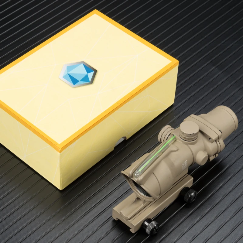ACOG 4X32 оптический прицел с красной подсветкой черного цвета тактический