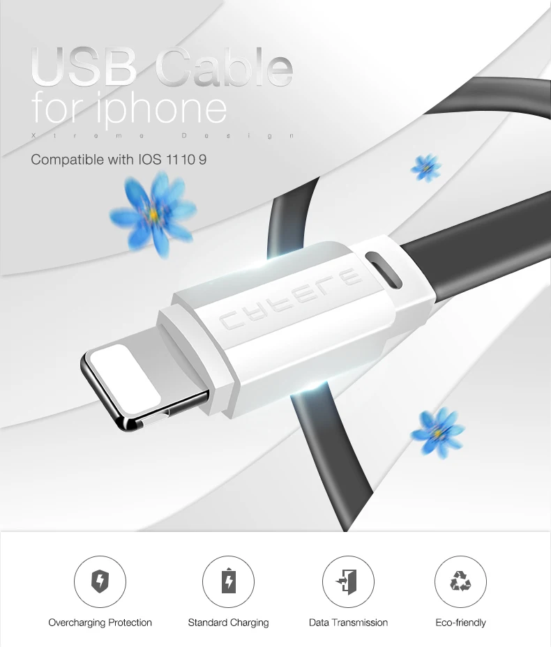 Cafele USB кабель для iPhone X XS MAX XR 8 7 6 Plus 5 5S iPad мобильный телефон зарядное устройство Шнур для Apple телефон данных Зарядка кабелей провода