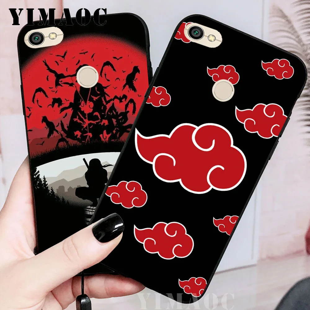 YIMAOC логотип Akatsuki Наруто черный мягкий силиконовый чехол для Xiaomi Redmi Note 6 Pro 7 S2 Go Cover