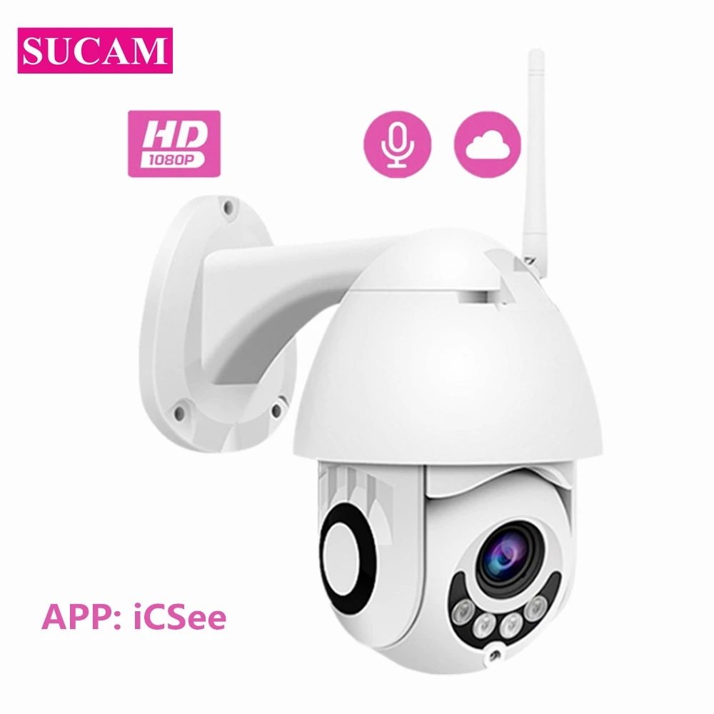 Водонепроницаемая камера видеонаблюдения 2 МП Full HD Wifi PT беспроводная 3 6 мм|Камеры