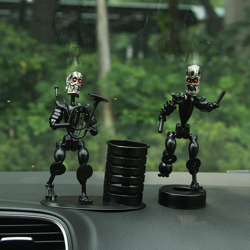 Металлические поделки из чистого металла креативная железная ручка скелет