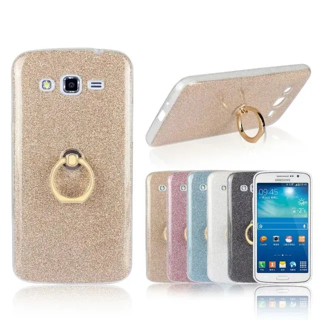 Шикарный чехол для телефона samsung Galaxy grand 2 duos G7102 G7106 мягкий Сверкающее кольцо с