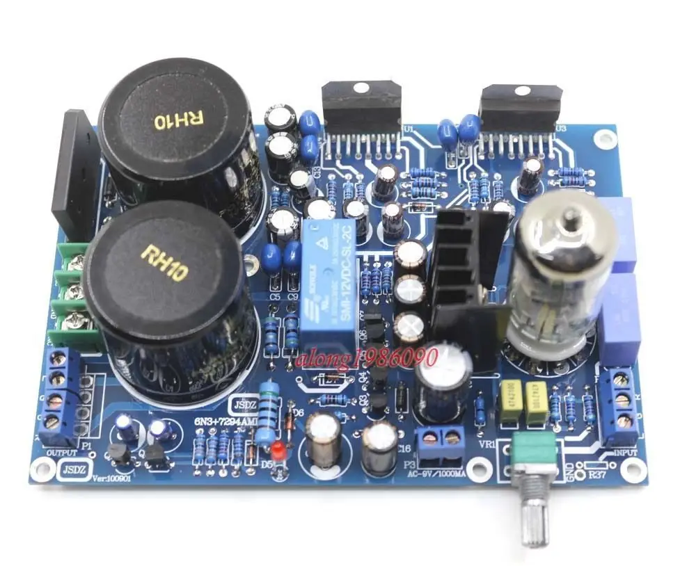 Вакуумная трубка GZLOZONE HIFI 6N3 предусилитель + TDA7294 комплект усилителя мощности DIY 80
