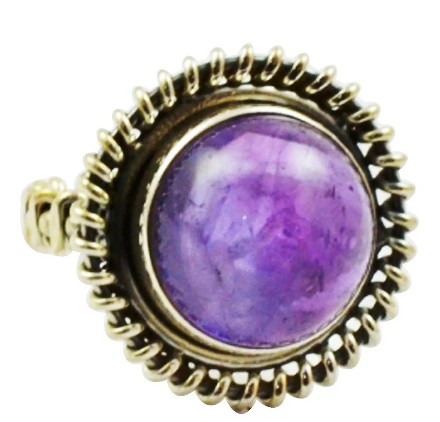 

Lovegem Genuine Amethyst Ring 925 Sterling Silver,Size :4.75, AR3050