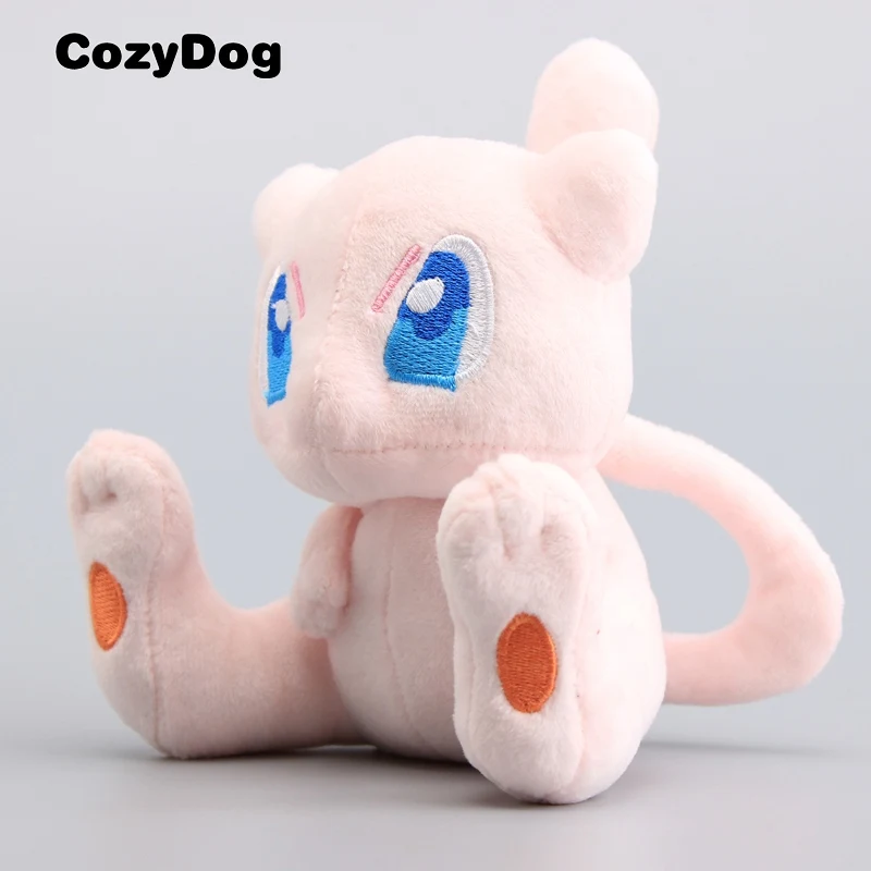 6 стильных плюшевых игрушек Mew, мультяшная аниме-фигурка Mewtwo Q версия Mew фиолетового цвета, кавайная игрушка, кукла, мягкие игрушки для детей