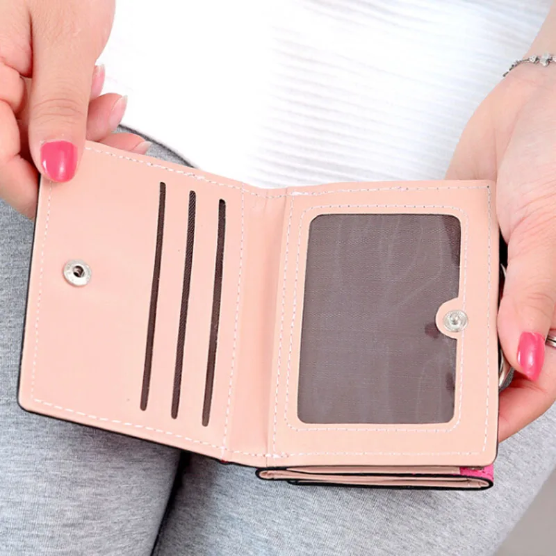 Летающие птицы! Женские кошельки короткий кожаный кошелек в долларах клатч