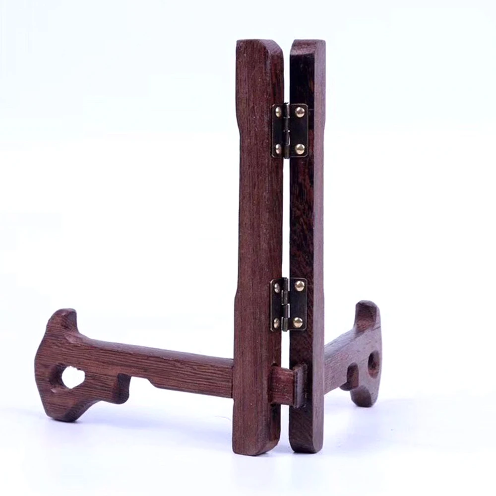 DS ручная резная деревянная подставка для дисплея тарелка из аммонита фарфоровой